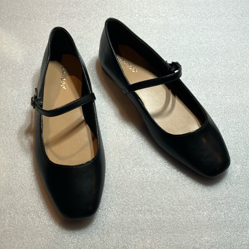 Bamboo Sweep-79 ballerina flats. Unworn.
